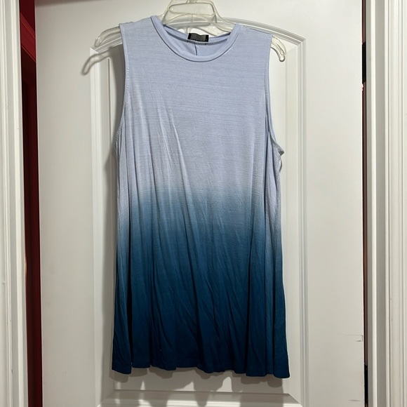 Lane Bryant Sleeveless Tunic Blue Ombré - Picture 5 of 10